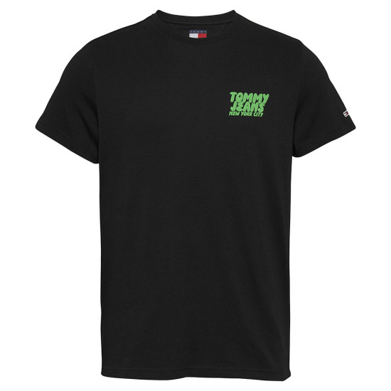 Tommy Hilfiger Ανδρική κοντομάνικη μπλούζα  Bubble Logo Slim T-Shirt